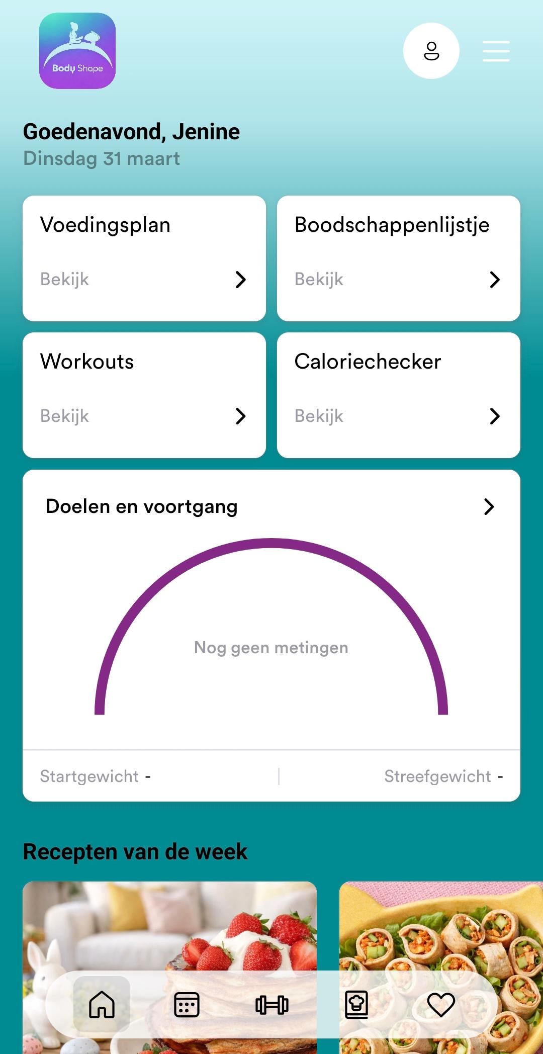 Body Shape lifestyle app