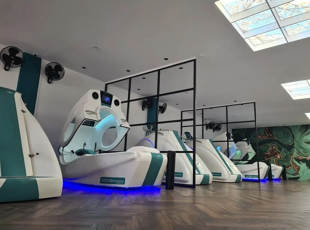 VacuShaper-trainingsapparaten in de studio